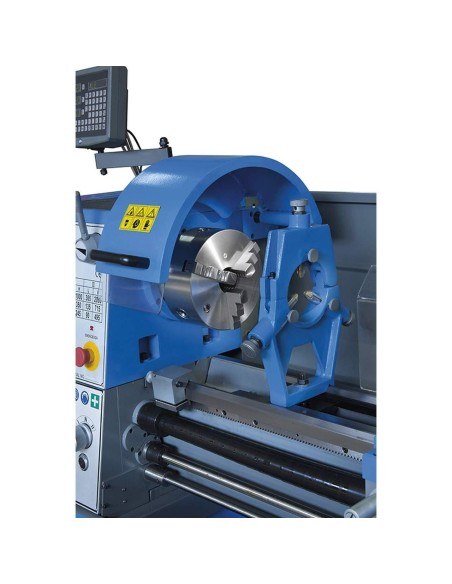 400V TOUR À MÉTAUX D'ÉTABLI PROFESSIONEL BANC MOTEUR 2VITESSES FERVI T070/400V3A