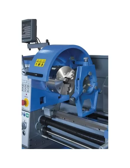 400V TOUR À MÉTAUX D'ÉTABLI PROFESSIONEL BANC MOTEUR 2VITESSES FERVI T070/400V3A