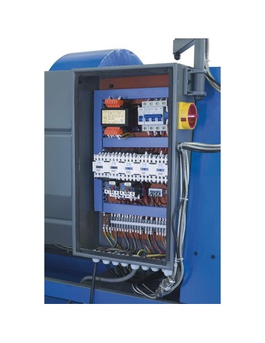 400V TOUR À MÉTAUX D'ÉTABLI PROFESSIONEL BANC MOTEUR 2VITESSES FERVI T070/400V3A