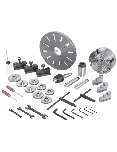 400V TOUR À MÉTAUX D'ÉTABLI PROFESSIONEL BANC MOTEUR 2VITESSES FERVI T070/400V3A