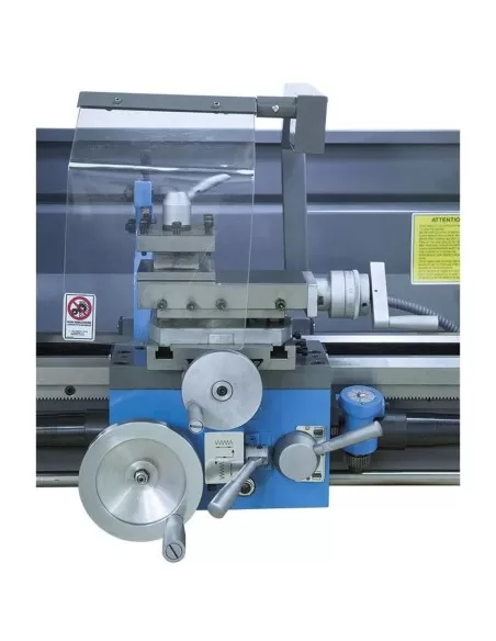 230 V TOUR À MÉTAUX D'ÉTABLI AVEC BANC VITESSE VARIABLE MONOPHASE FERVI T700V