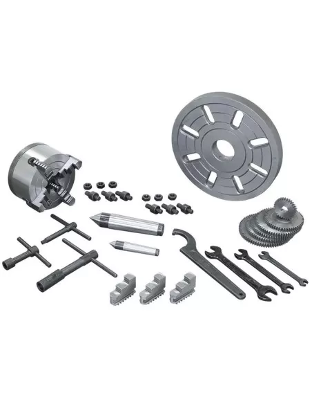 230 V TOUR À MÉTAUX D'ÉTABLI AVEC BANC VITESSE VARIABLE MONOPHASE FERVI T700V