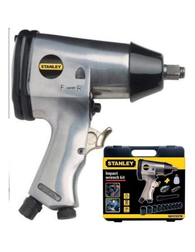 Kit Cle A Chocs Pneumatique&frac12;" Stanley Avec 10 Douilles