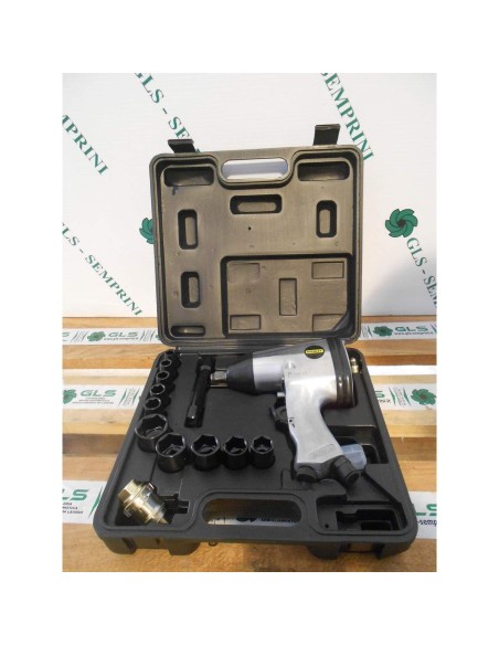 Kit Cle A Chocs Pneumatique&frac12;" Stanley Avec 10 Douilles
