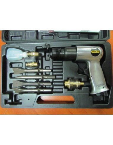 Marteau Burineur Pneumatique Stanley Avec Accessoires Pistolet Perforateur