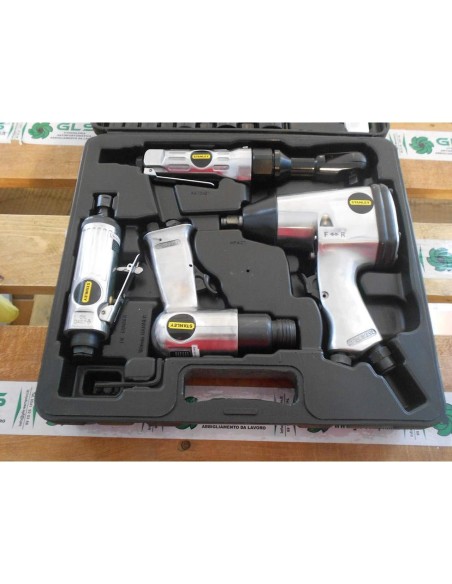 Stanley Kit 34 Pièces Accessoire Pneumatiques Compresseur D'Air Visseuse