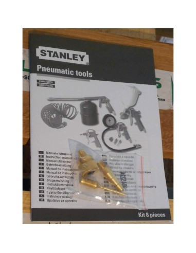 Kit 6 Accessoires Stanley Pour Compresseur D'Air Pneumatique Gonflage