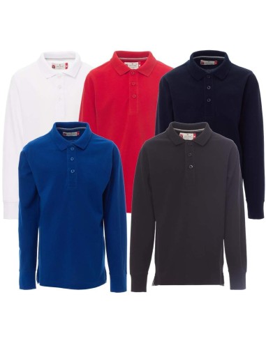 POLO À MANCHES LONGUES ENFANT 100% COTON PAYPER FLORENCE KIDS