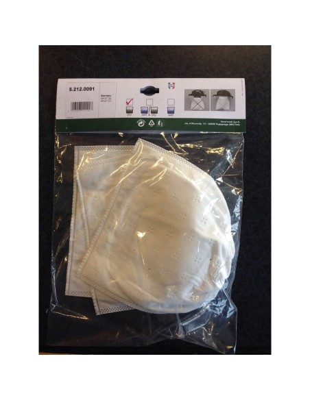 Kit 3 Pré-Filtre Supplémentaire Pour Aspirateur Vide Cendre Lavor 5.212.0091