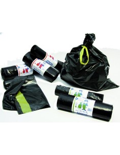 1 - Sac Poubelle Noir 50X60 30My Roll 20Pcs