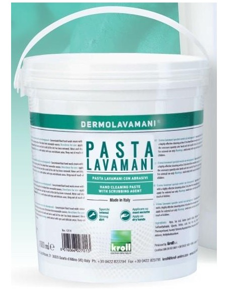 1 - Pâte Lavante Nettoyante Pour Mains Atelier Garage Graisse Huile 1 Kg Kroll 0102