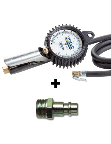 Pistolet Gonflage Pneus Manometre Wonder Eurodainu 1991 Bar Psi Michelin + Racc