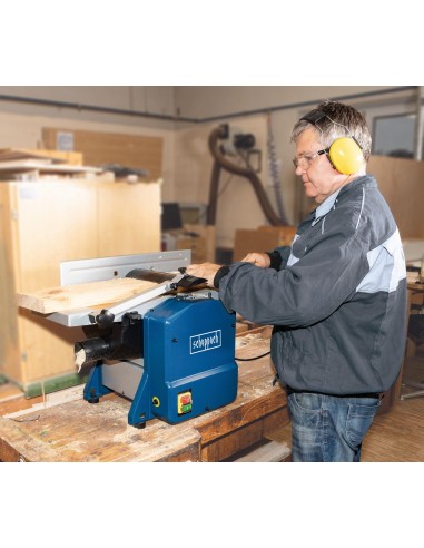 Rabot Dégauchisseuse 204Mm Scheppach Hms850 +Jeu De 2 Pièces Fers De Rechange