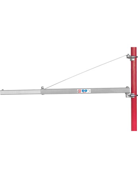 Palan Treuil Électrique 250 Kg Scheppach Hrs250 + Potence Pivotante 110 Cm