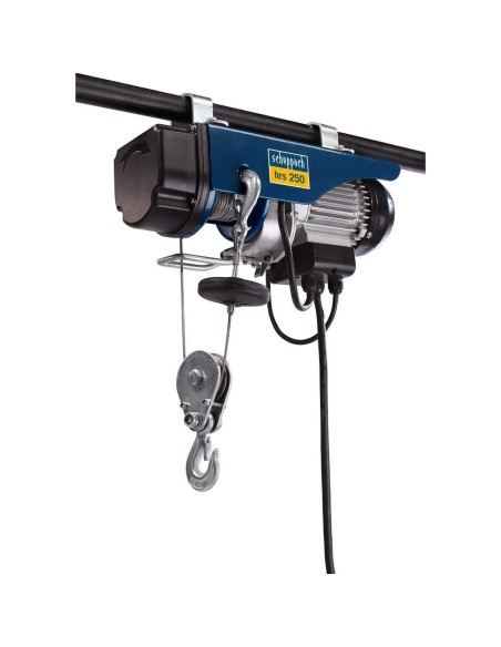 Palan Treuil Électrique 250 Kg Scheppach Hrs250 + Potence Pivotante 110 Cm