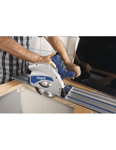 Scie Circulaire Plongeante Scheppach Pl55 + 2800 Mm Rail De Guidage + Kit