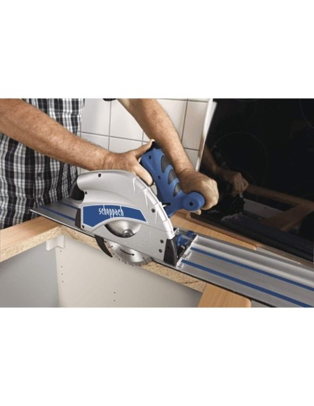 Scie Circulaire Plongeante Scheppach Pl55 + 2800 Mm Rail De Guidage + Kit