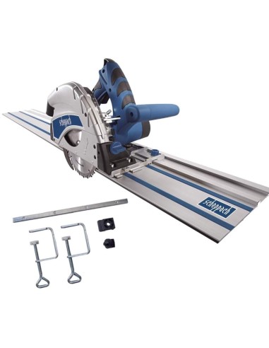Scie Circulaire Plongeante Scheppach Pl55 Avec 2 X 700 Mm Rail + Serre-Joints
