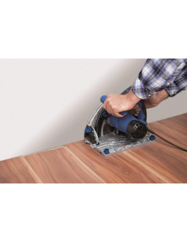 Scie Circulaire Plongeante Scheppach Pl55 Avec 2 X 700 Mm Rail + Serre-Joints