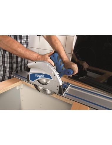 Scie Circulaire Plongeante Scheppach Pl55 Avec 2 X 700 Mm Rail + Serre-Joints