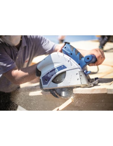 Scie Circulaire Plongeante Scheppach Pl55 Avec 2 X 700 Mm Rail + Serre-Joints