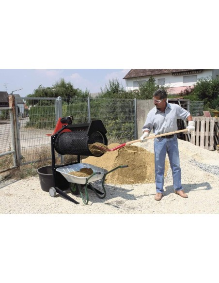 Setaccio Rotante Elettrico 360W Bocca Ø 40 Cm Scheppach Rs400 + Prolunga 20 Mt