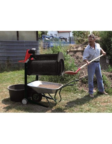 Setaccio Rotante Elettrico 360W Bocca Ø 40 Cm Scheppach Rs400 + Prolunga 20 Mt