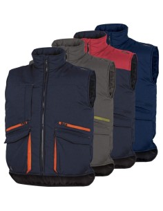 GILET DE TRAVAIL VETEMENT MULTIPOCHES ZIP AU FOND POUR HOMME DELTAPLUS SIERRA2