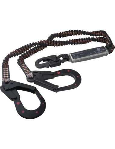 ABSORBEUR D'ÉNERGIE DIÉLECTRIQUE EN SANGLE EXTENSIBLE DOUBLE 2 M DELTAPLUS AN245200PRR