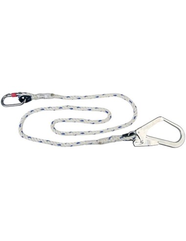 LONGE CORDE TORONNŽëE + 1 AM002 + 1 AM022 - 1,5 M DELTAPLUS LO007150CD