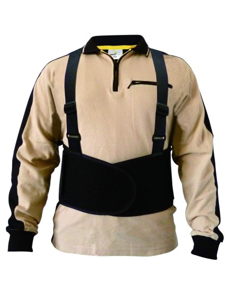 CEINTURE DE MAINTIEN DOS DE TRAVAIL AVEC BRETELLES ADJUSTABLES DELTAPLUS CEINT04
