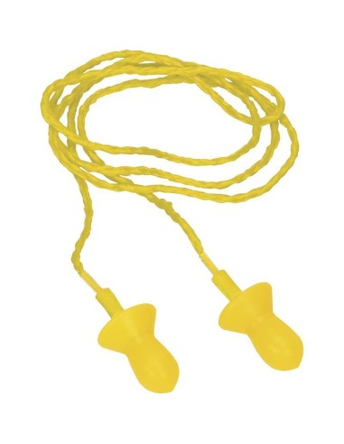 SACHET DE 10 PAIRES DE BOUCHONS D'OREILLE AVEC CORDON SNR 26 DELTAPLUS CONICSOF010