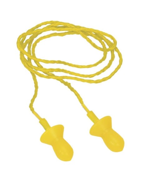 SACHET DE 10 PAIRES DE BOUCHONS D'OREILLE AVEC CORDON SNR 26 DELTAPLUS CONICSOF010