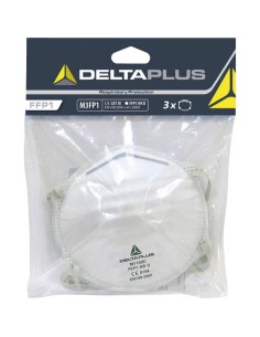 BOITE 3 DEMI-MASQUES MOULES FFP1 POUR LES POUDRES DELTAPLUS M3FP1