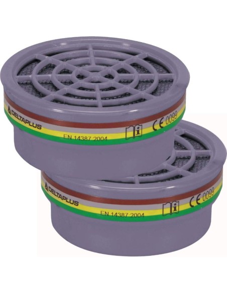 KIT 2 GALETTES POUR DEMI-MASQUE M6200 ET M6400 JUPITER DELTAPLUS M6000E ABEK1