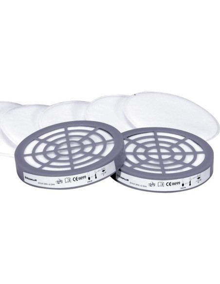 KIT 6 PREFILTRES P2 POUR DEMI-MASQUE SERIE M6000-JUPITER DELTAPLUS M6000E PREP2