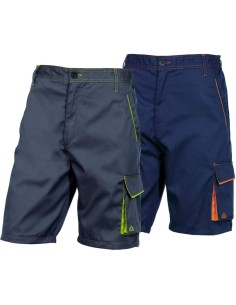 BERMUDA TRAVAIL MULTIPOCHES PANTALON COURT POUR HOMME DELTAPLUS M6BER PANOSTYLE
