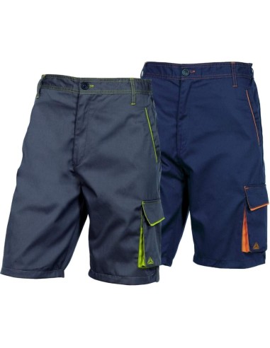 BERMUDA TRAVAIL MULTIPOCHES PANTALON COURT POUR HOMME DELTAPLUS M6BER PANOSTYLE