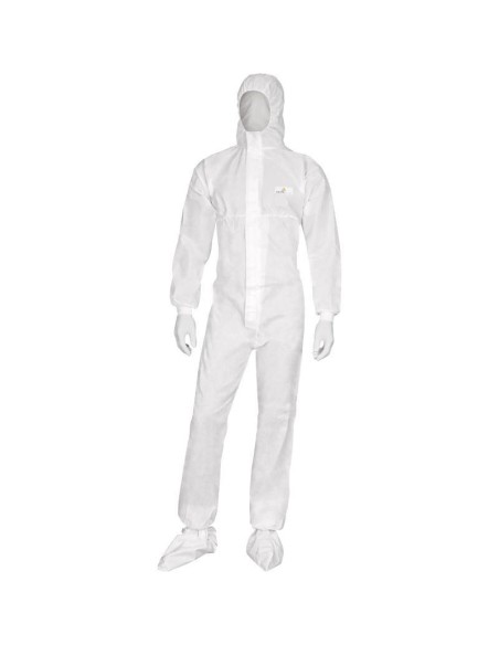 COMBINAISON A USAGE UNIQUE TRASPIRANT AVEC CAGOULE TYPE 5 6 DELTAPLUS DT221