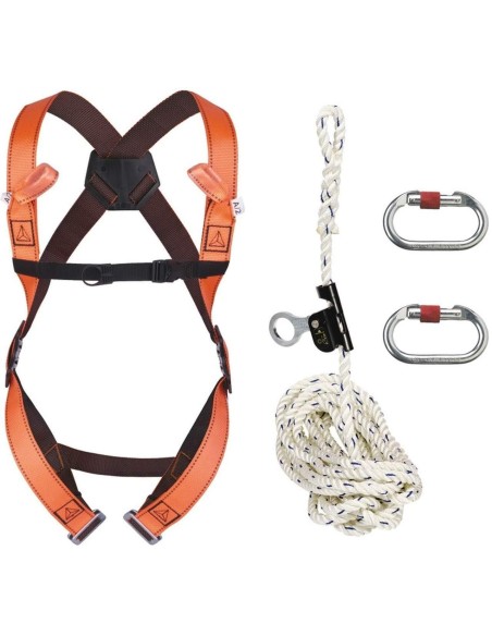 KIT ANTICHUTE "ROOF": HAR12 + AN063/10 + AM002 + 1 SAC DE RANGEMENT DELTAPLUS ELARA150