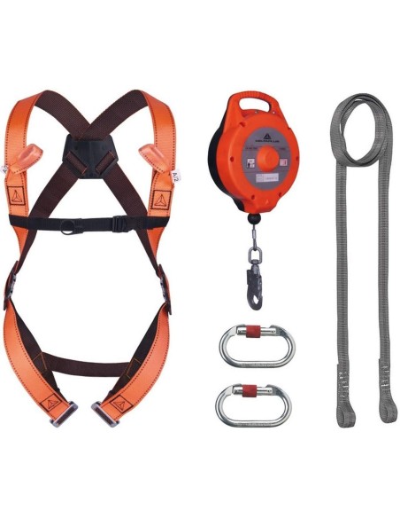 KIT ANTICHUTE "VERTICAL 10 M": HAR12 + AN12010T + LO030200 + AM002 DELTAPLUS ELARA270