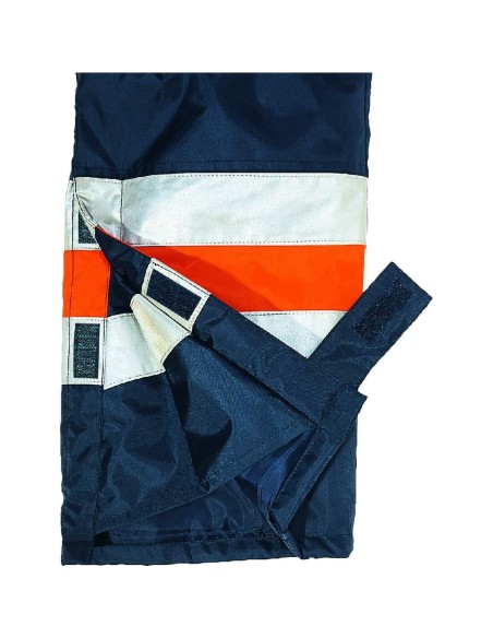 PANTALON À BRETELLES HAUTE VISIBILITÉ SALOPETTE DE TRAVAIL DELTAPLUS FARGOHV