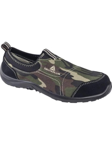 CHAUSSURES DE SÉCURITÉ TRAVAIL BASS DELTAPLUS MIAMI S1P CAMO SRC