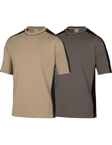 Tee-shirt bicolore manches courtes (coordonnŽ® gamme MACH SPIRIT). Col rond.