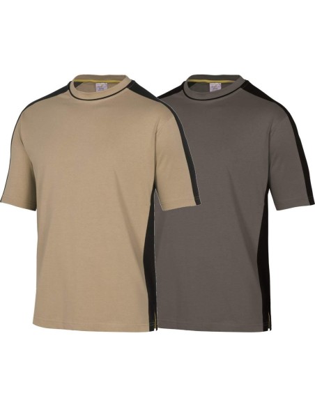 Tee-shirt bicolore manches courtes (coordonnŽ® gamme MACH SPIRIT). Col rond.