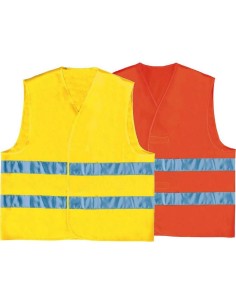 GILET HAUTE VISIBILITÉ DE TRAVAIL AVEC BANDES RÉFLÉCHISSANTES DELTAPLUS GILP2
