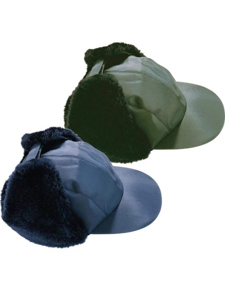 CASQUETTE CHAUDE FOURREE AVEC RABAT PROTÈGE OREILLES CHAPEAU DELTAPLUS NORDIC