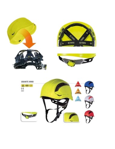 CASQUE DE CHANTIER VENTILŽë POUR LE TRAVAIL DELTAPLUS GRANITE WIND