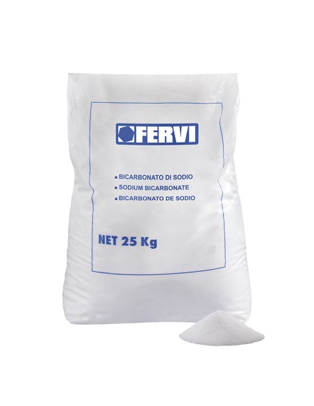 25 KG BICARBONATE DE SODIUM SABLEUSE SABLAGE GRAIN 50 ÷ 70 FERVI 0310B