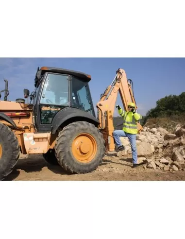 BLOUSON DE TRAVAIL VESTE HAUTE VISIBILITÉ MANCHES AMOVIBLES DELTAPLUS RENO HV